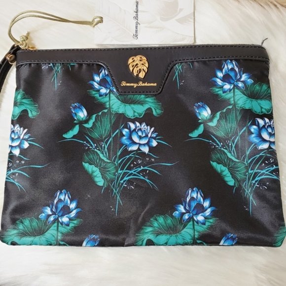 Tommy Bahama Handbags - Tommy Bahama Black Water Lillies Bikini Bag